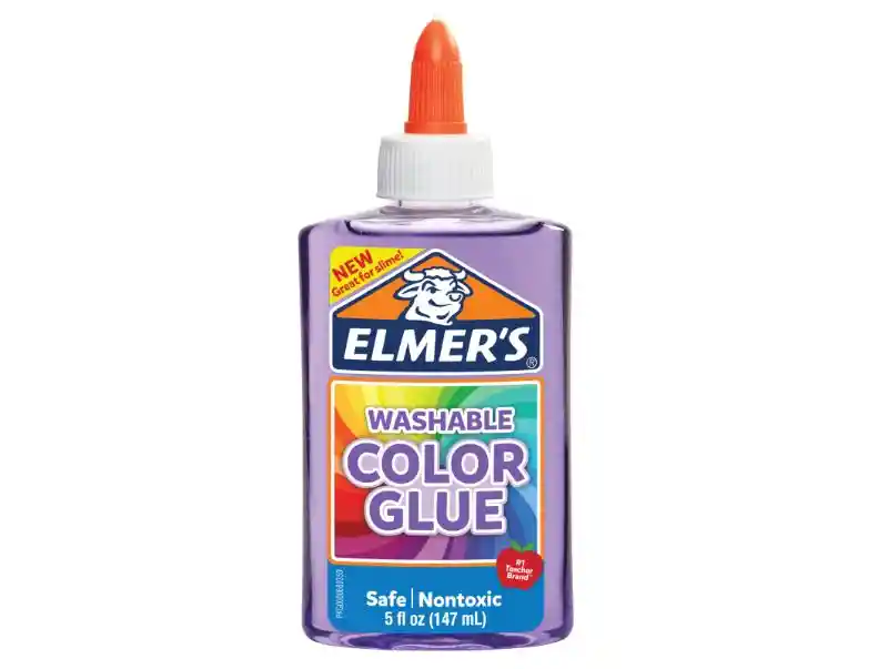 Pegamento Color Elmer'S Morado Transparente Botella 147 Ml