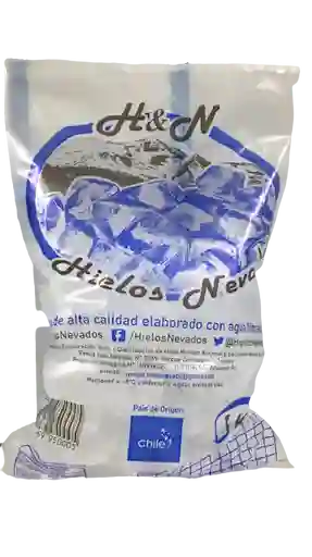 Hielo Cilindrico, 1000 g. Hielos Nevados