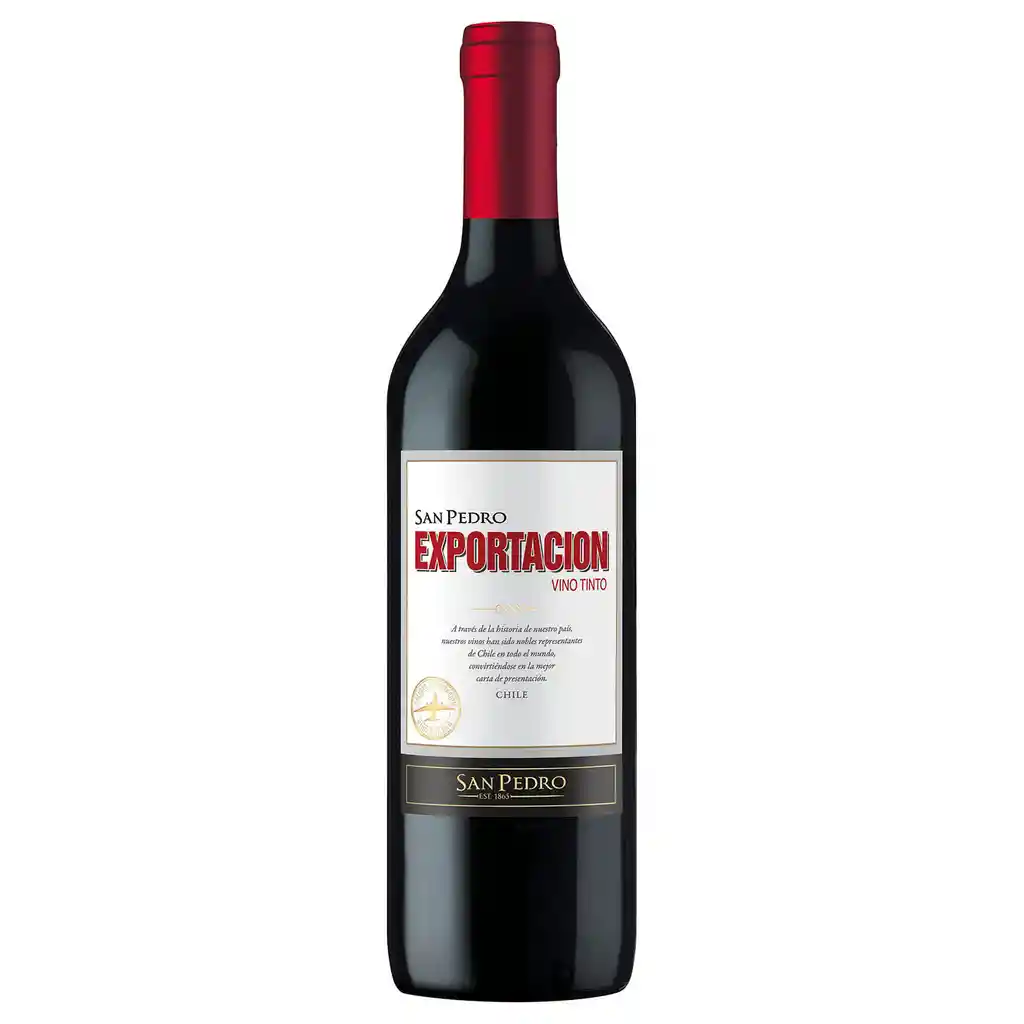 Exportacion Vino Carmenere Sn Pedro 700Cc