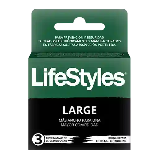 Lifestyles Large X 3(Blister)