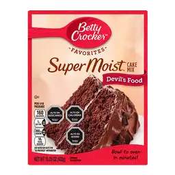 Betty Crocker Mezcla para Preparar Pastel de Chocolate 