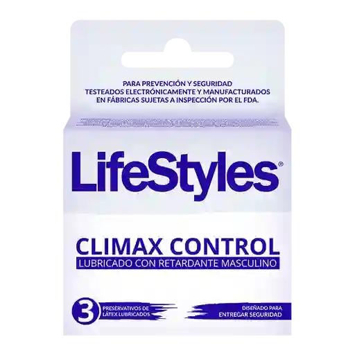 Lifestyles Climax Control X3(Blister)