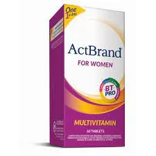 Multivitaminico Actbrand Women 60 Tabletas