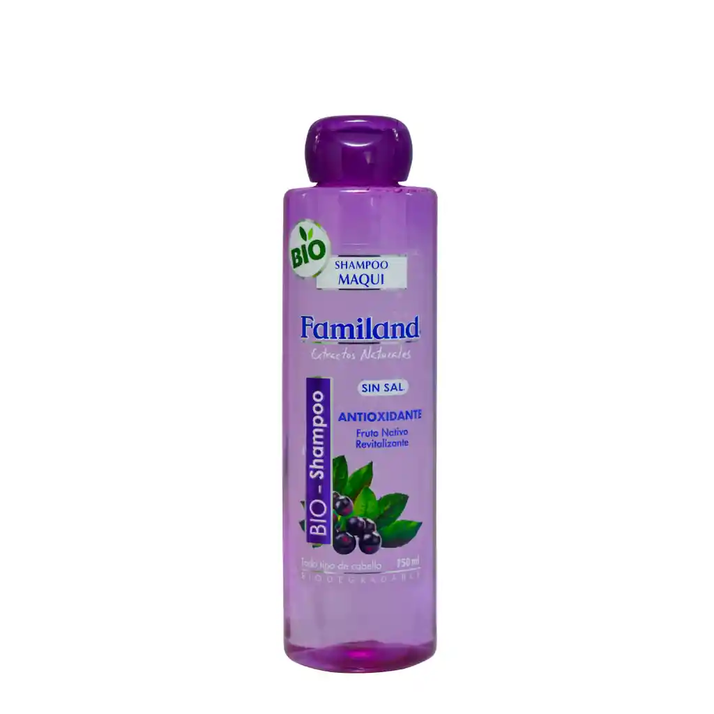 Familand Shampoo Maqui Bio Frasco sin Sal,