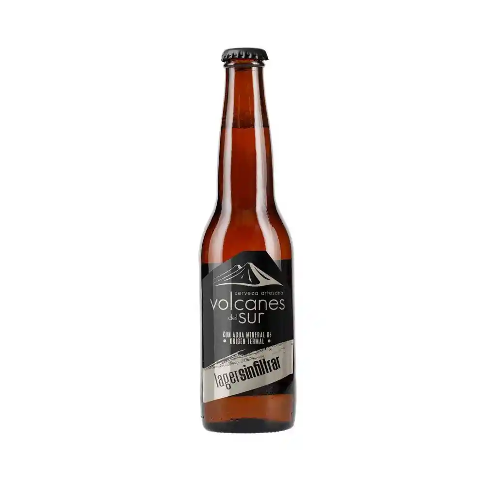 Volcanes Del Sur Cerveza Artesanal Lager Sin Filtrar Botella