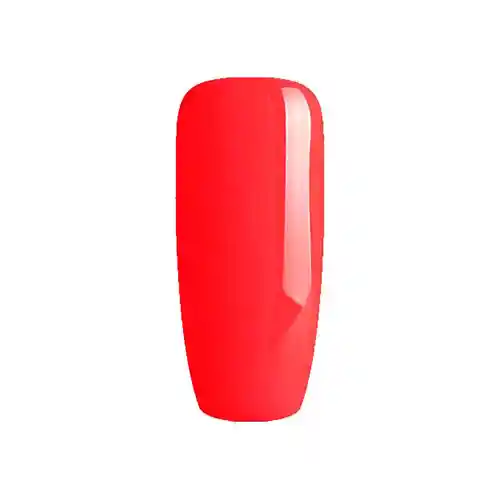 Esmalte permanente naranjo rosado neón