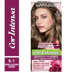 Garnier-Cor Intensa Tinte Capilar 6.1 Rubio Oscuro Cenizo