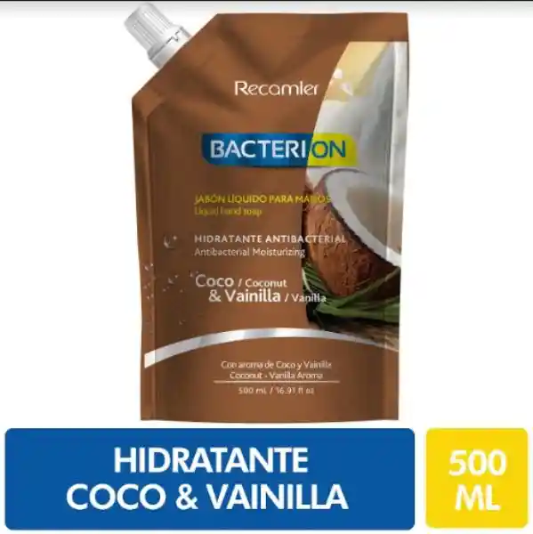 Bacterion Jabón Antibacterial Coco