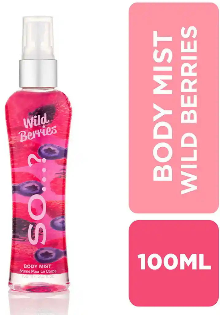Body Mist So Wild Berries 100Ml /24