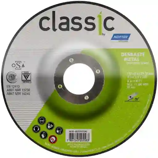 Norton Disco de Desbaste Metal Classic 4.1/2 / 115 x 6.4 mm