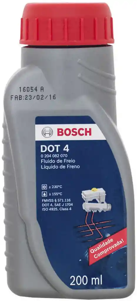 Líquido de Freno DOT 4 Botella 200 ml