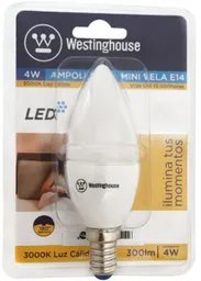 Westinghouse Ampolleta Led Mini Luz Cálida Vela E14 
