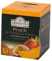 Ahmad Tea Té Negro Peach & Passion Fruit x 10 Unidades