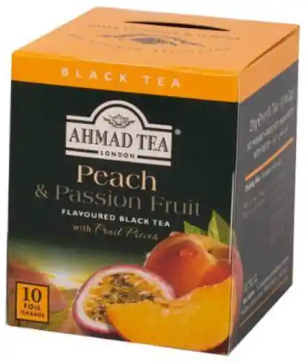 Ahmad Tea Té Negro Peach & Passion Fruit x 10 Unidades