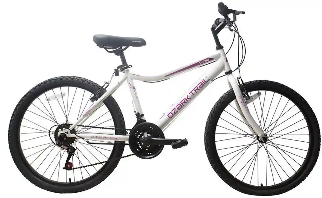 Bicicleta Mujer Aro 26 Blanco / Celeste