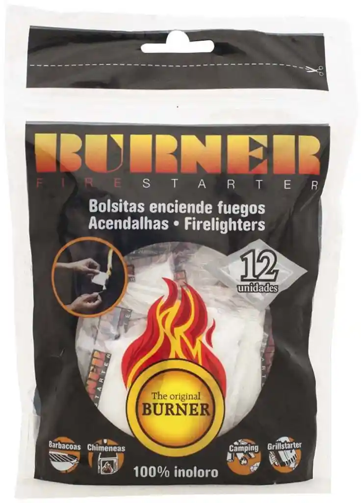 Bolsitas Enciende Fuego Bolsa 12 Un