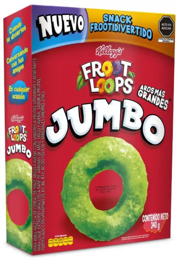 Jumbo Cereales Froot Loops340 G