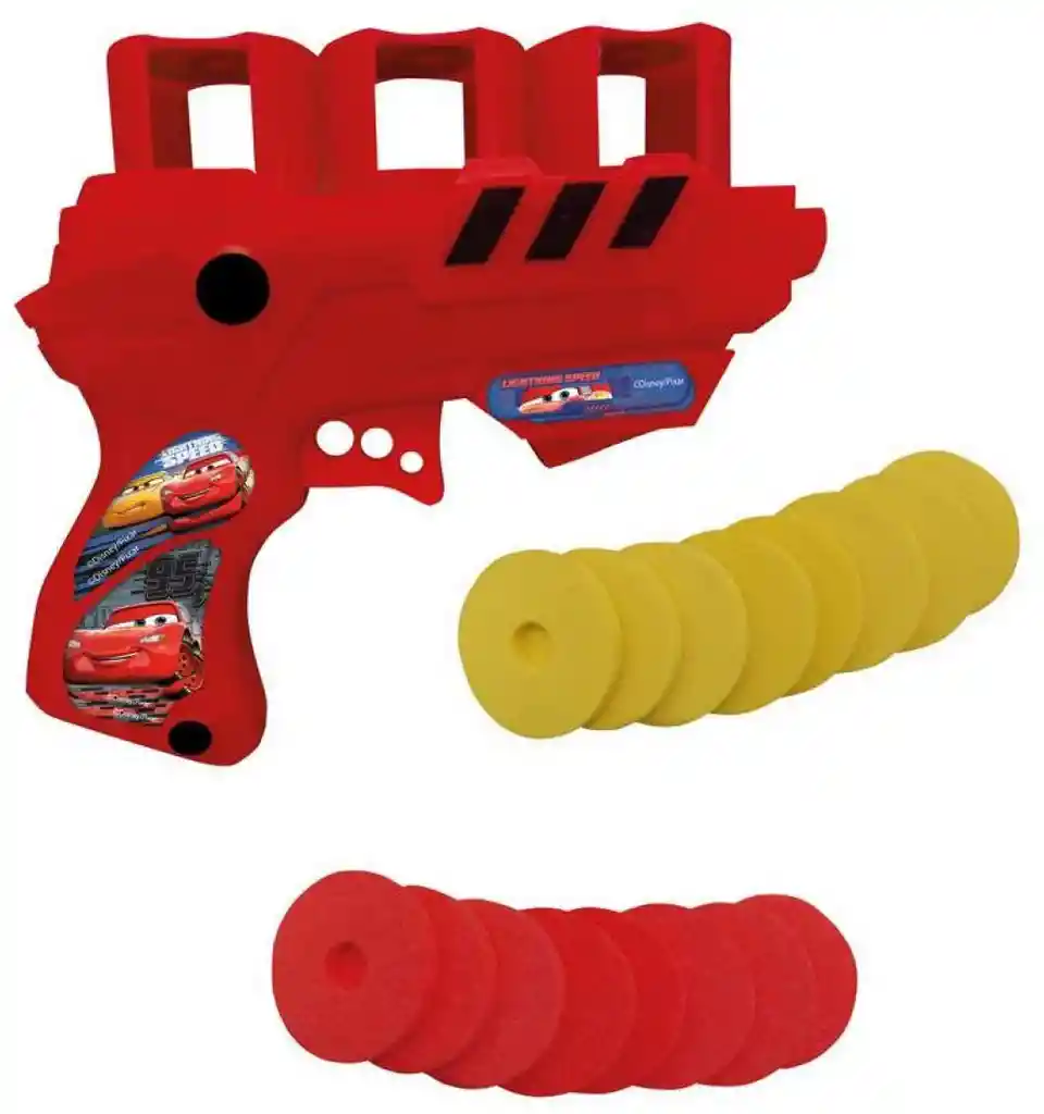 Cars Pistola Lanza Disco