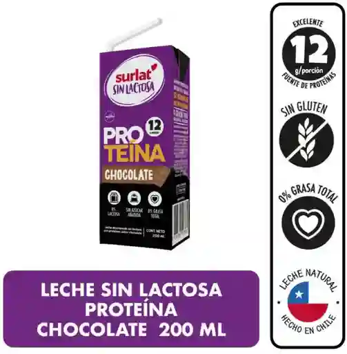 Surlat Leche sin Lactosa con Proteína Sabor Chocolate 