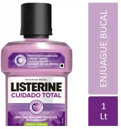 Listerine Enjuague Bucal Cuidado Total Menta Fresca