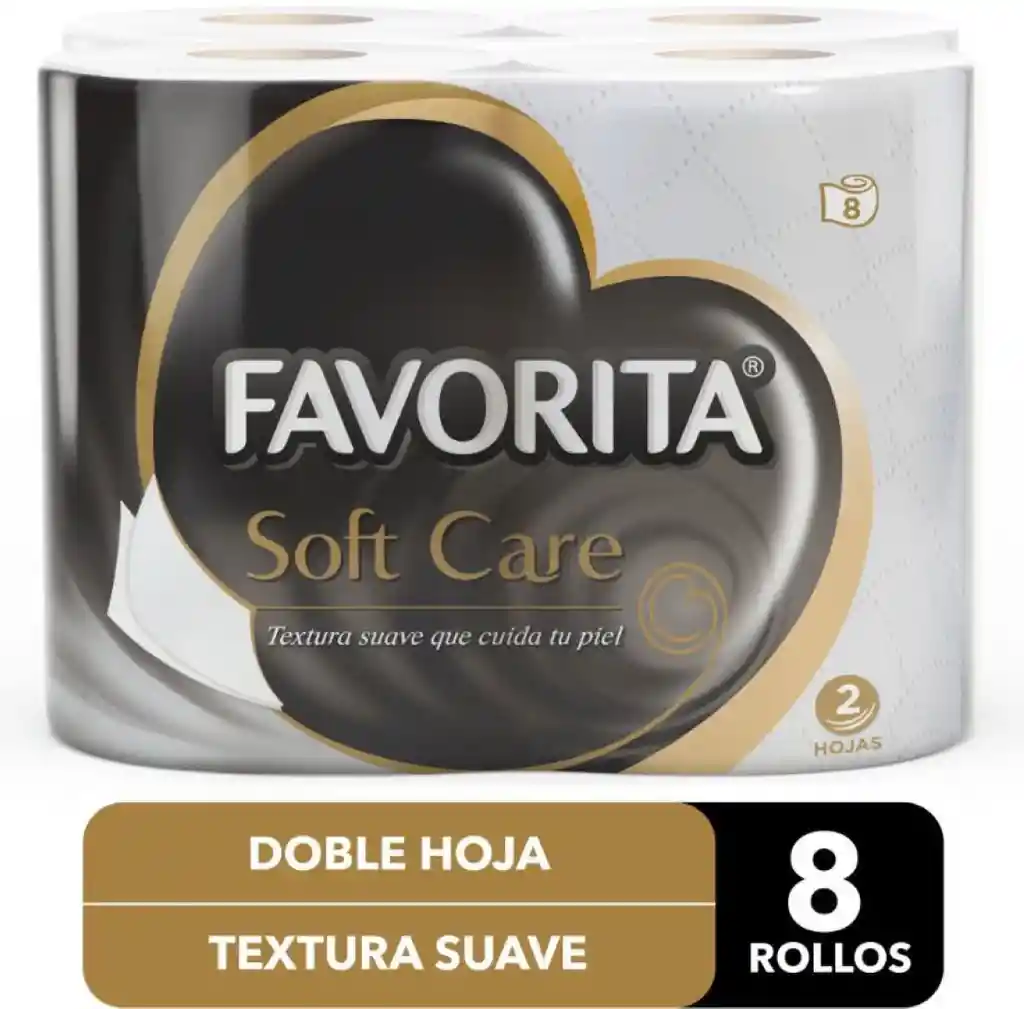 Favorita Papel Higiénico Soft Care Doble Hoja