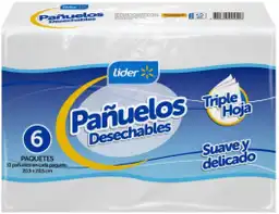 Pañuelos Desechables (6 Un de 10 Pañuelos) 6 Un