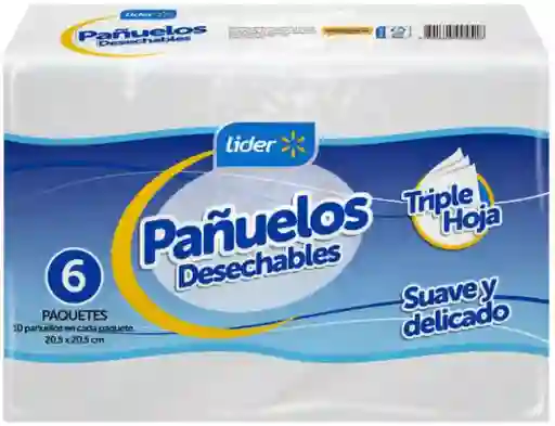 Pañuelos Desechables (6 Un de 10 Pañuelos) 6 Un