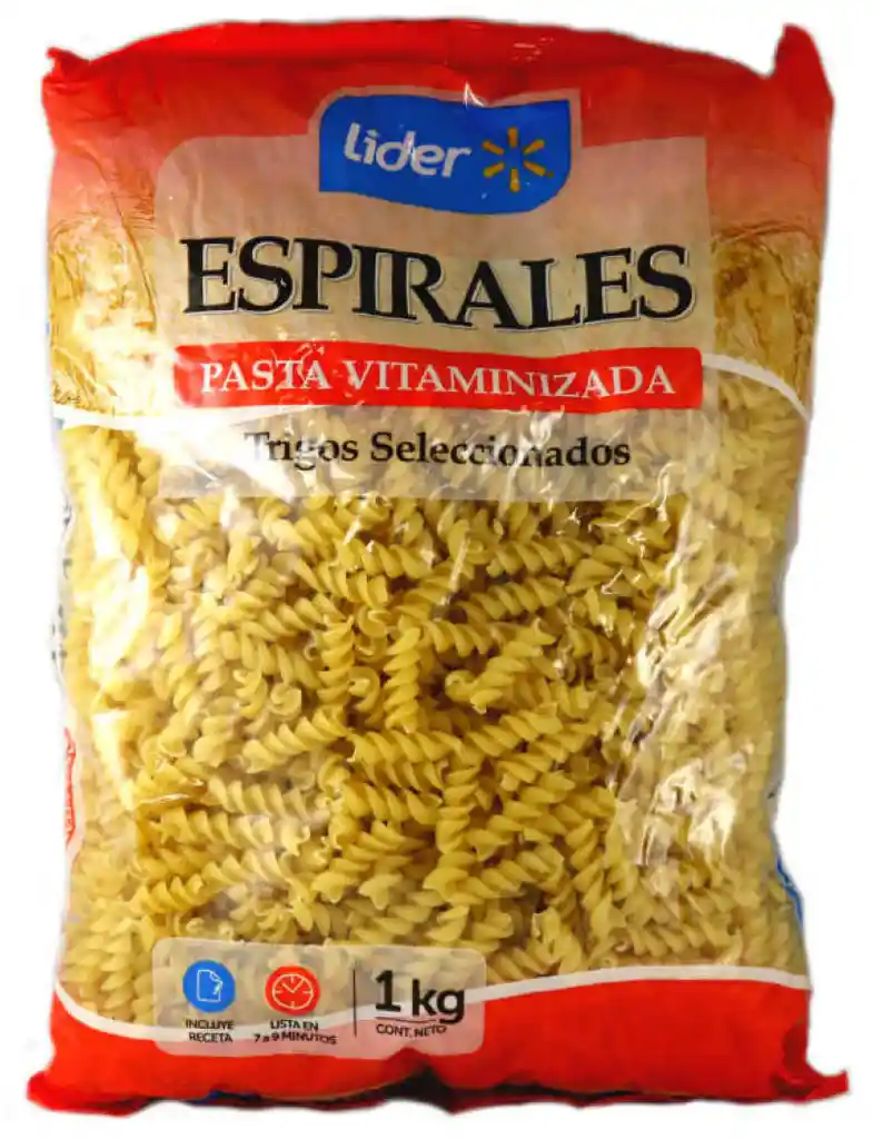 Fideos Espirales 1 Kg