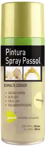 Spray Esmalte Dorado