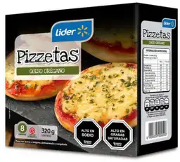 Pizzetas Queso Orégano Líder