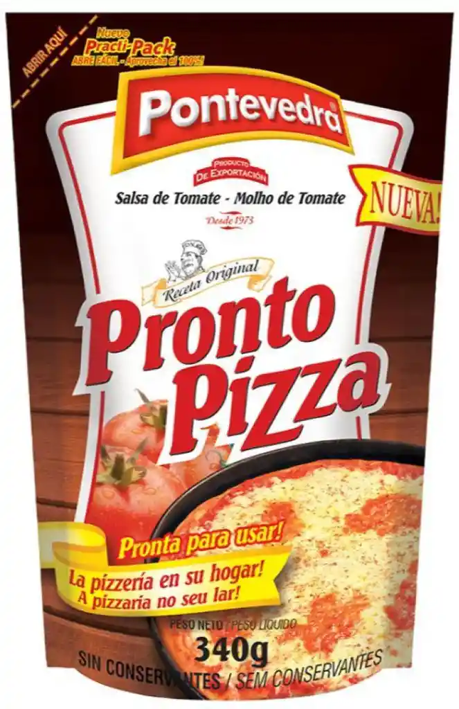 Salsa de tomate Pronto Pizza 340 g