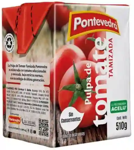 Pontevedra Pulpa de Tomate Tamizada sin Conservantes