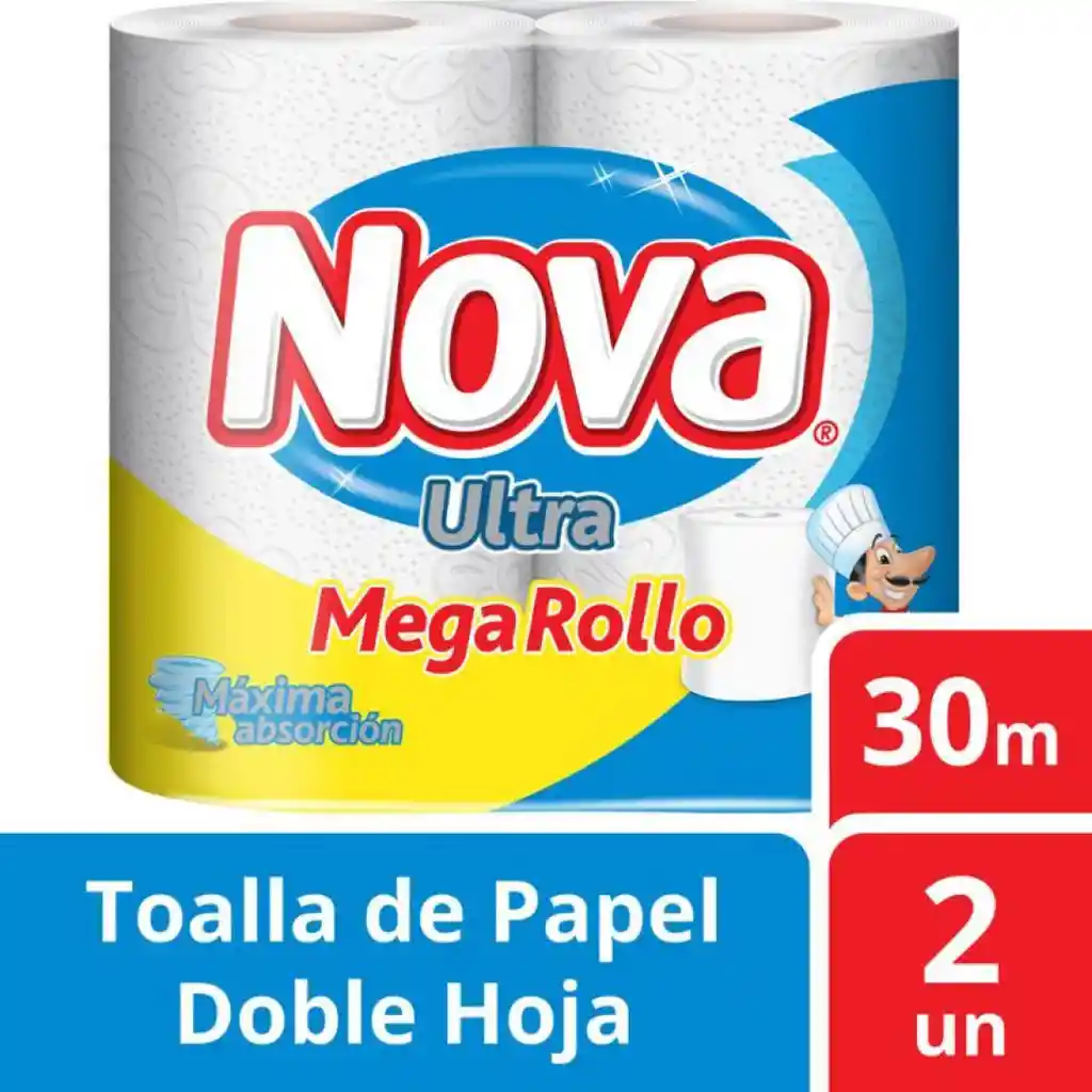 Nova Toalla de Papel Ultra Megarollo