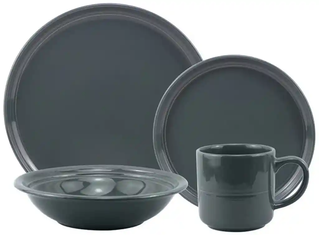 Juego de Loza Color Gris
