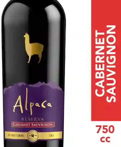Alpaca Vino Reserva Cabernet Sauvignon Botella 750Cc 750 Cc