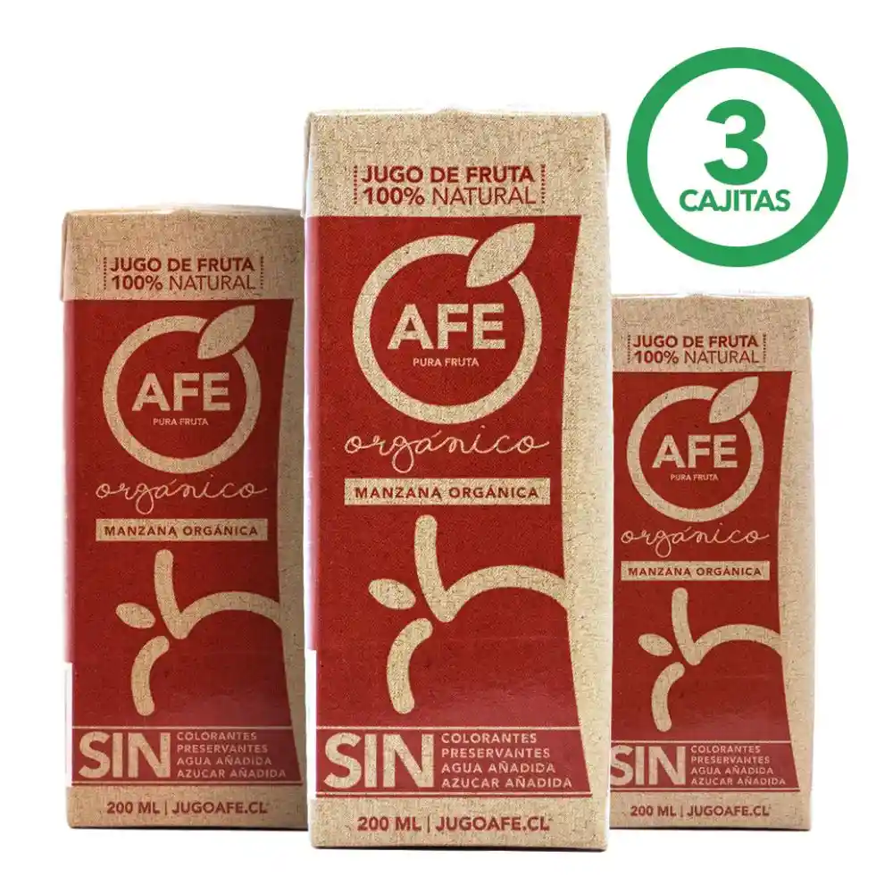 AFE Jugo Orgánico de Manzana