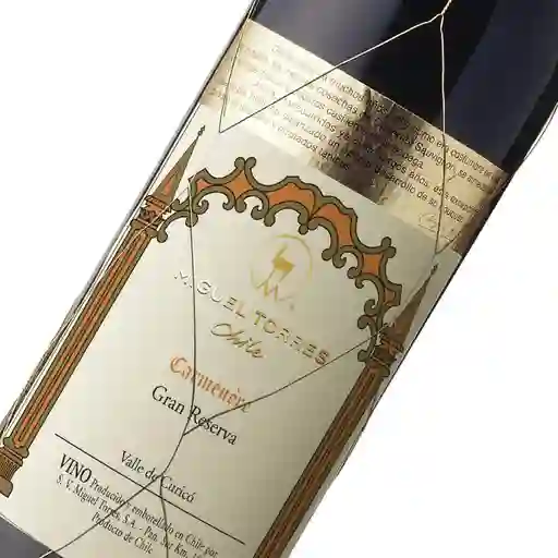 Vino Miguel Torres Gran Reserva Carmenere 750ml
