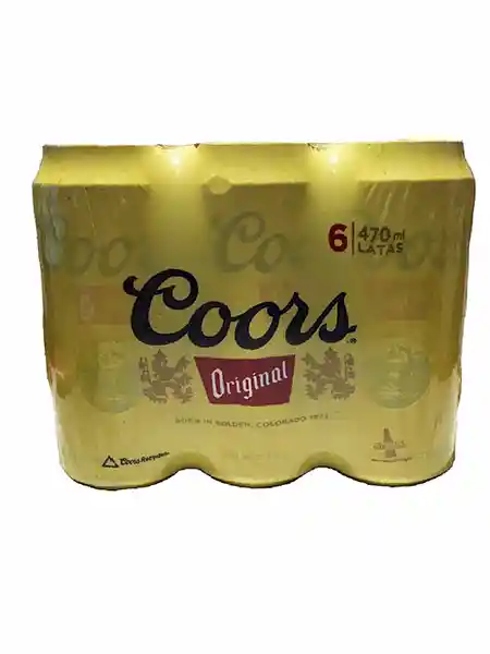 Coors Cerveza Original Six Pack 470 mL