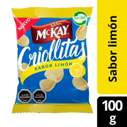 Mckay Snacks De Papa Criolla Sabor Limón