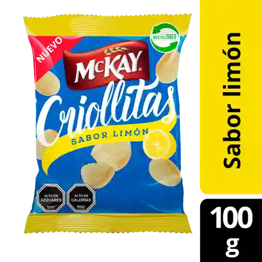 Mckay Snacks De Papa Criolla Sabor Limón