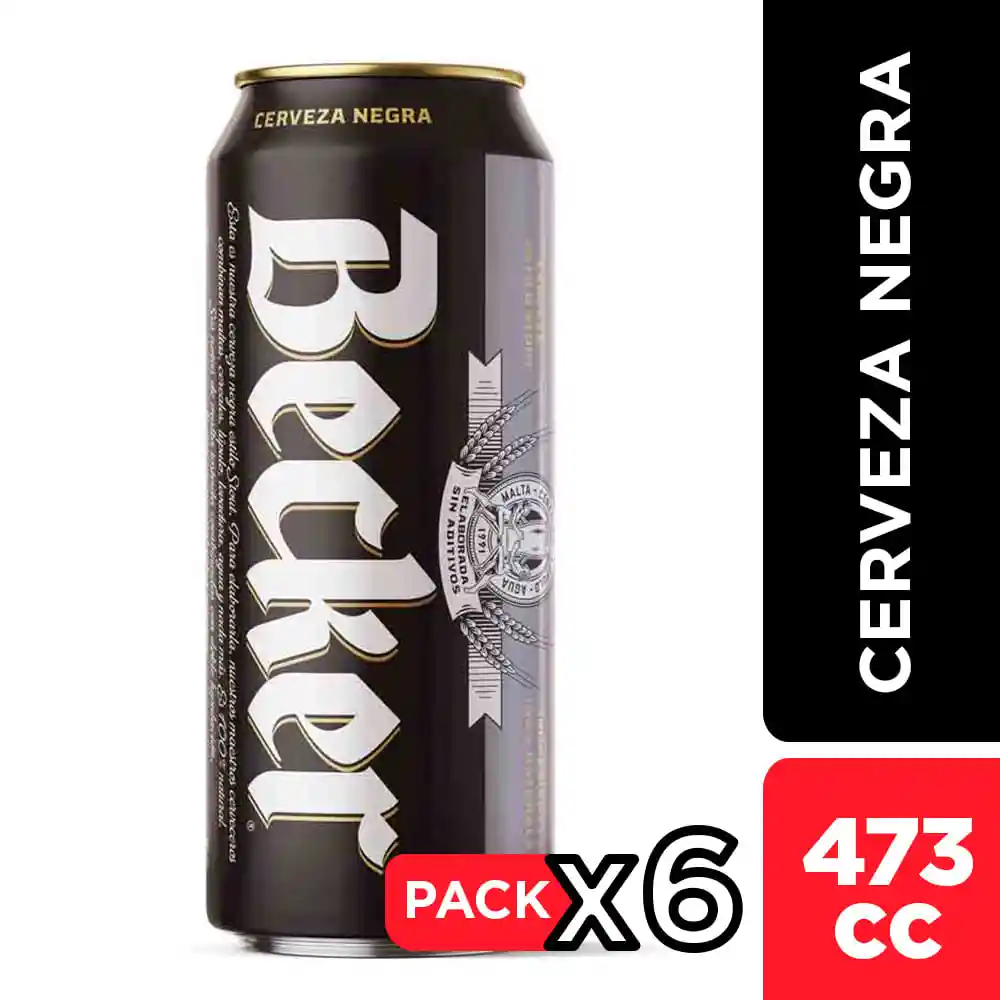 3 Sixpack becker 470cc + mani salado 160gr