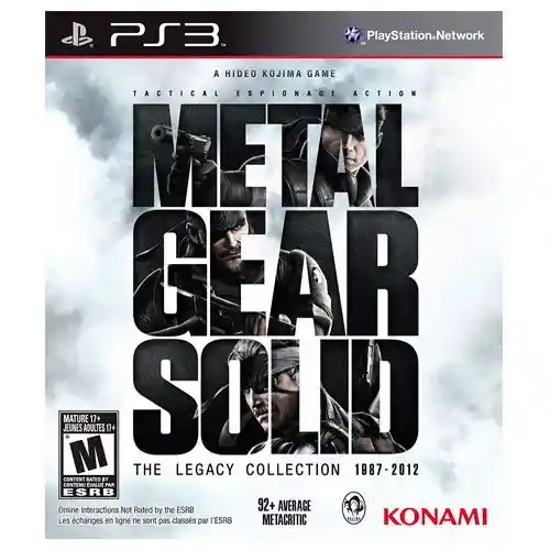 Sony Metal Gear Solid The Legacy Collection 1987 - 2012 Ps3