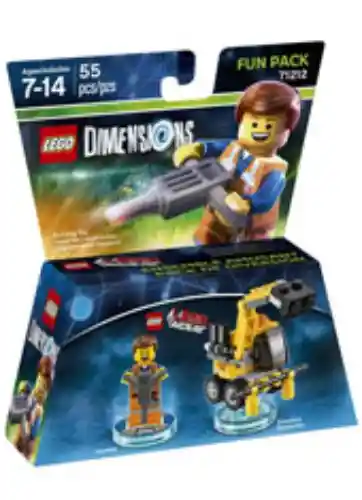 Lego Figura Dimensions Emmet & Excavadora Fun Pack