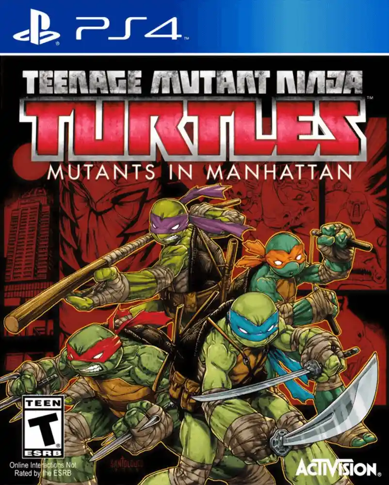teenage mutant ninja turtles mutants in manhattan Ps4