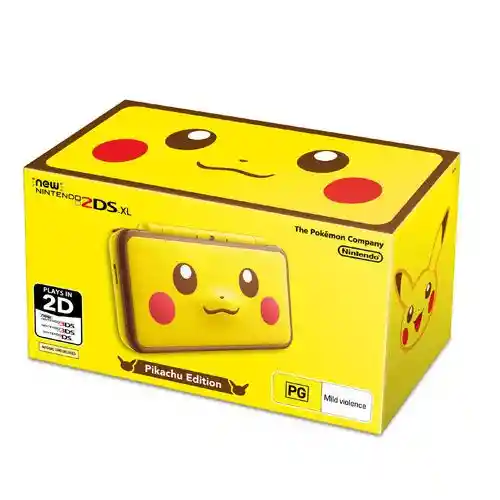 Nintendo Consola New 2Ds Xl Pikachu Edition