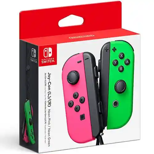 Nintendo Controles Switch Joy-Con Green/Pink