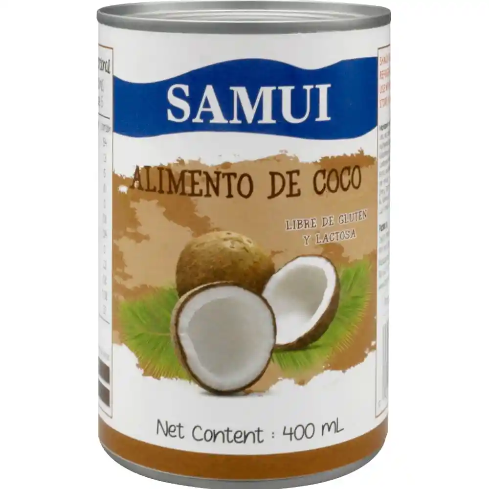 Samui Alimento de Coco Libre de Gluten y Lactosa