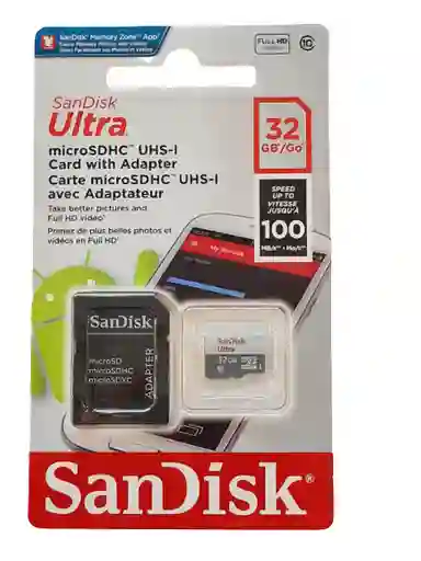 Sandisk Memoria Micro Sd de 32 Gb