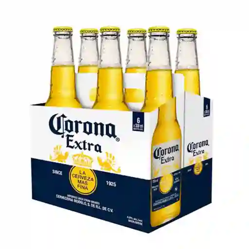 Six Pack Cerveza Corona 330 Ml