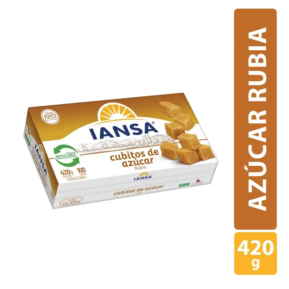 Iansa Azucar Cubos 420 Gr